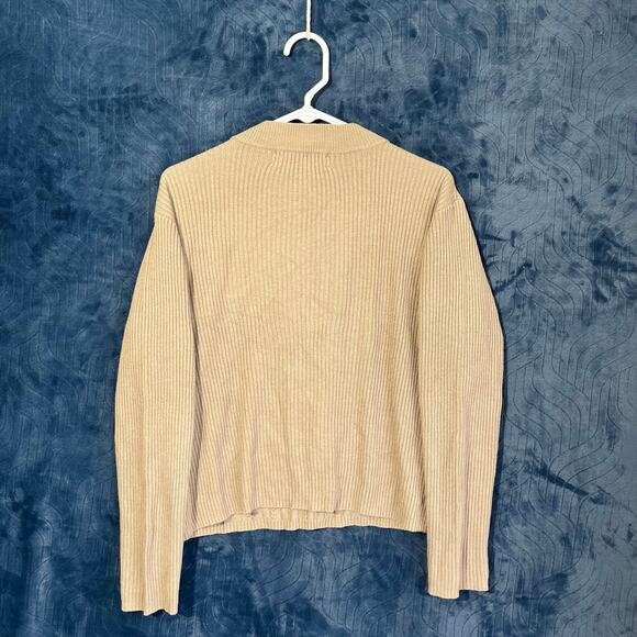 Vintage Joseph. A SILK CASHMERE Blend Knitted Brown Casual Sweater Womans Size M - Picture 3 of 6